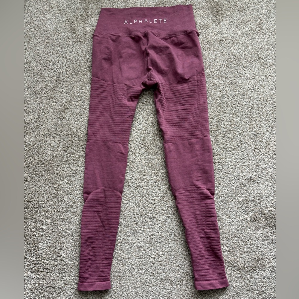 Purple Alphalete OG Revival Leggings